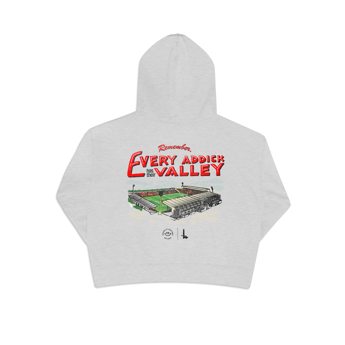 The Valley | Premium Heavyweight Hoodie grey