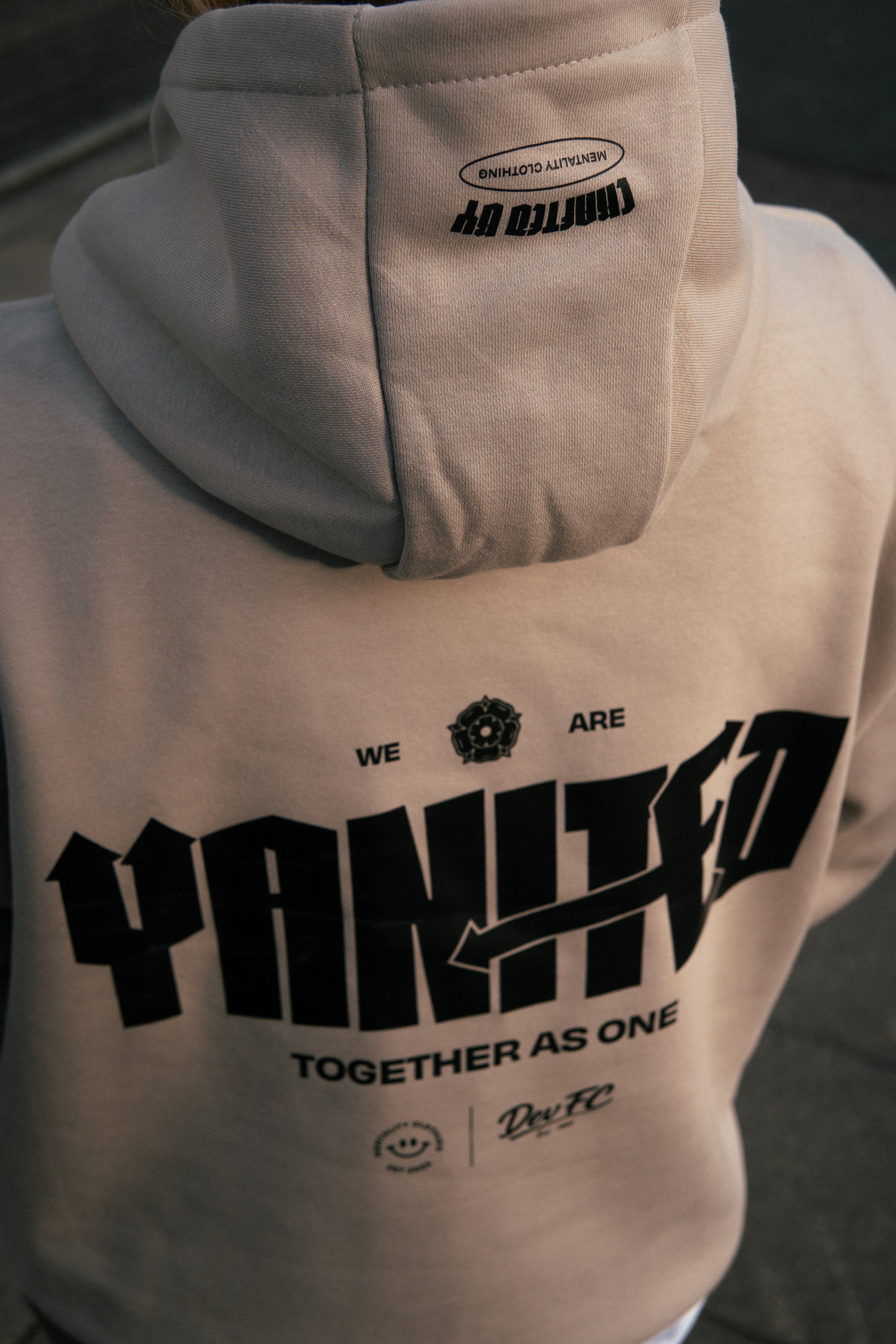 W are Yanited text | Premium Heavyweight Hoodie