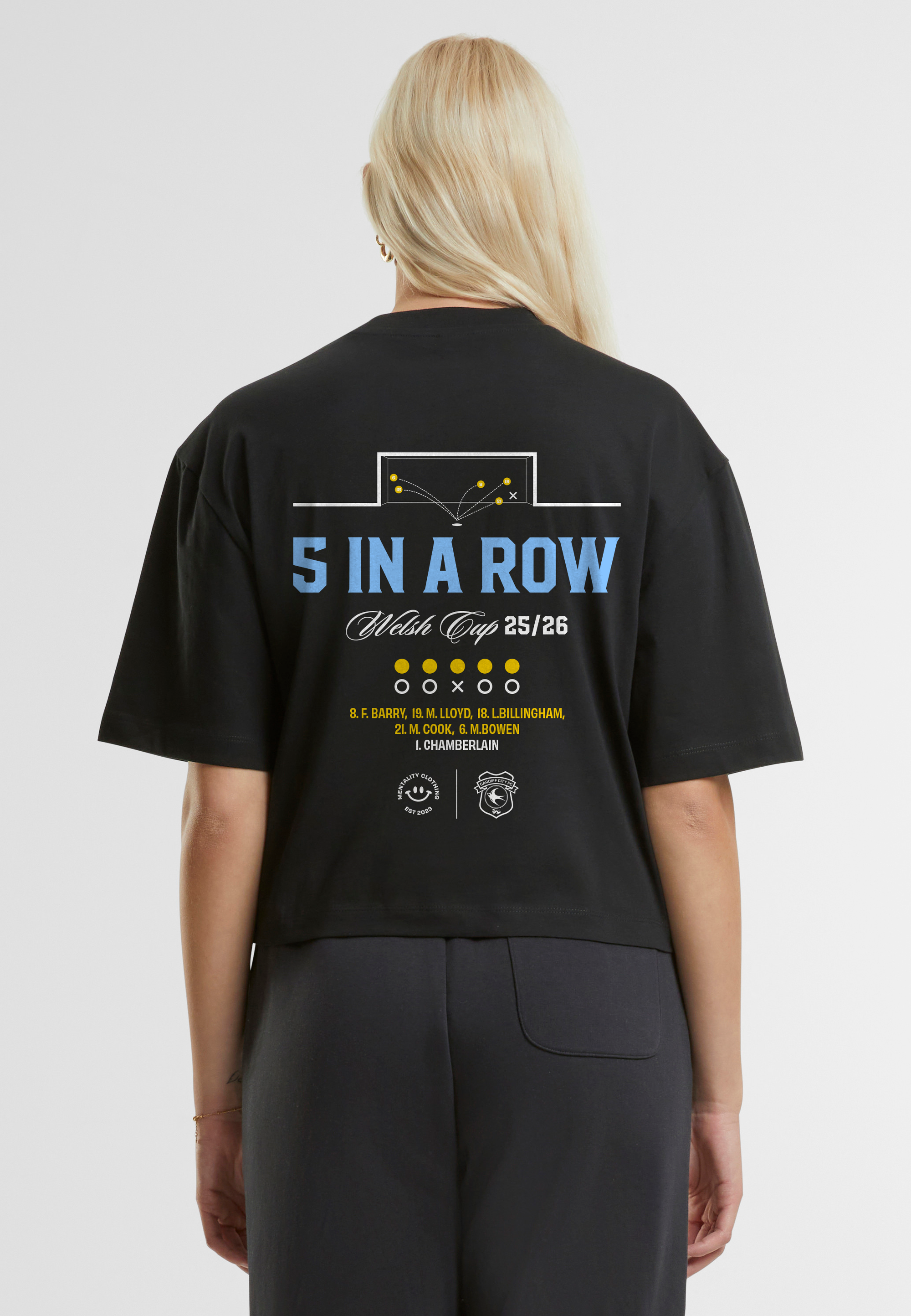 5 in a row Tee | Premium Heavyweight T-Shirt