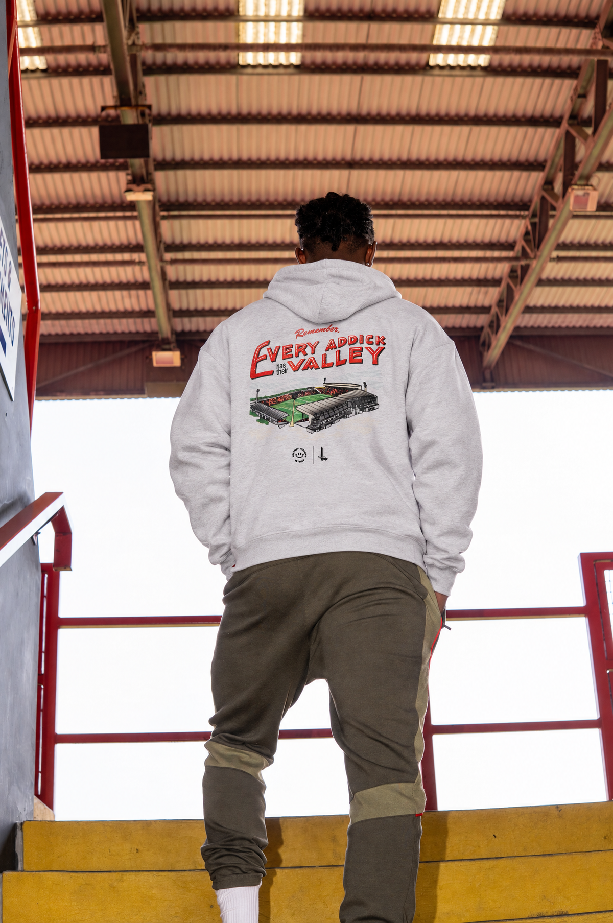 The Valley | Premium Heavyweight Hoodie grey