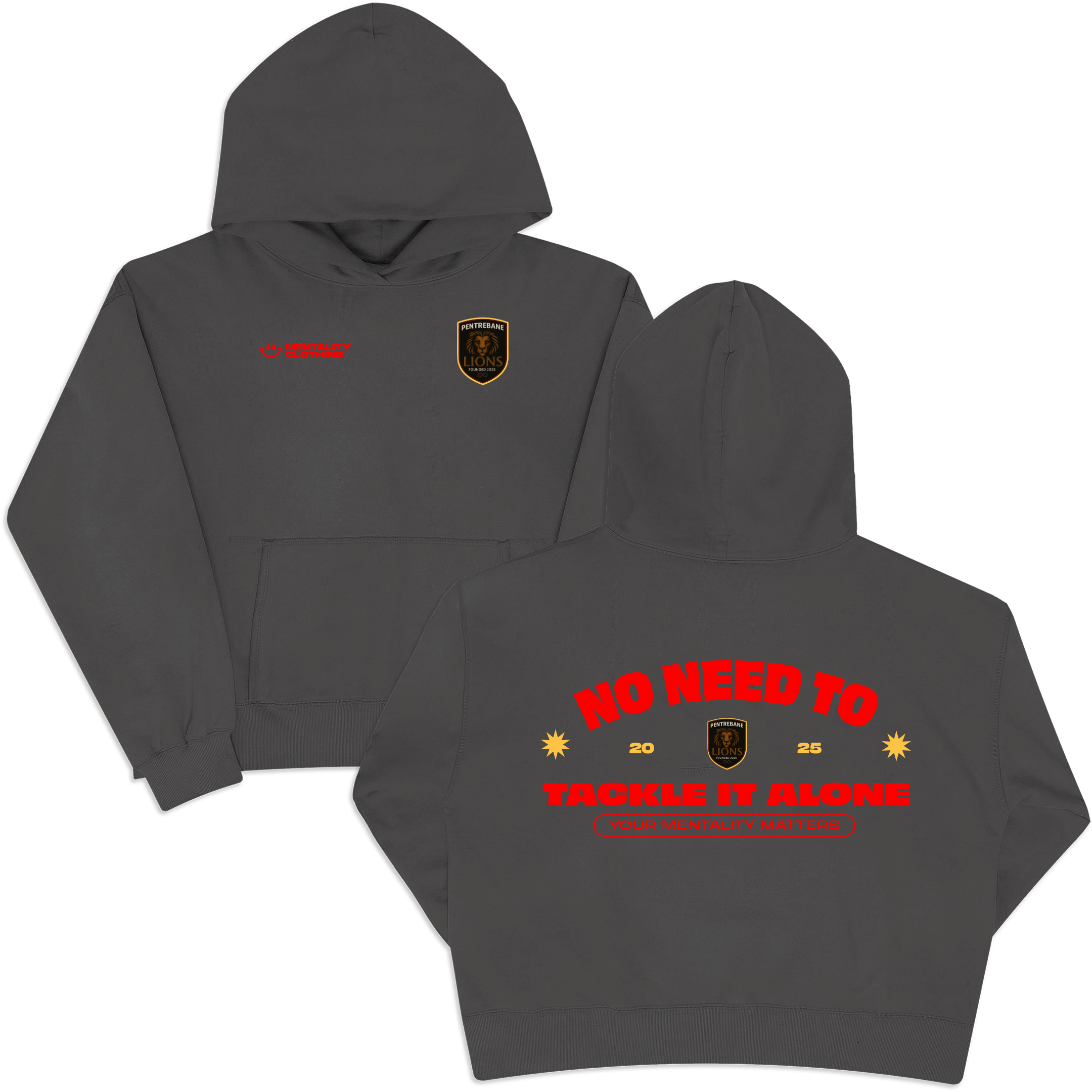 Pentrebane Lions - Premium Heavyweight Hoodie